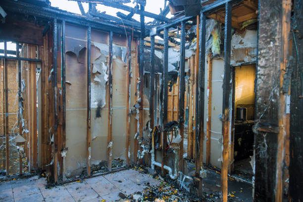 Professional Soot Cleanup technician working in Opelousas, LA